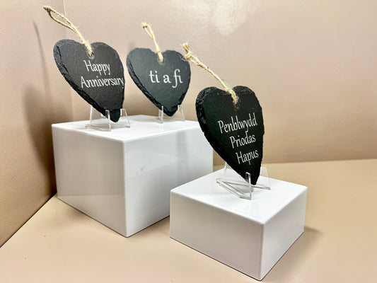 Anniversary Slate Heart