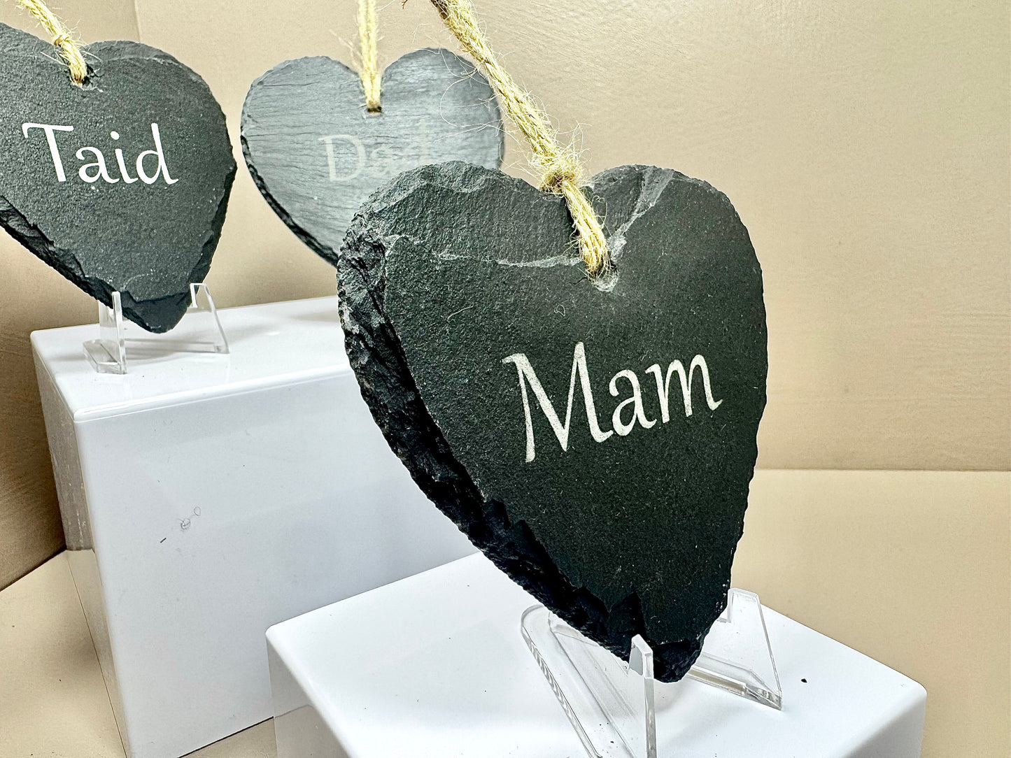 Family Member Slate Heart