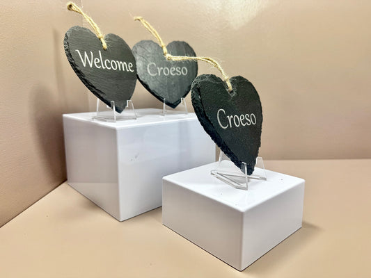 Welcome Slate Heart