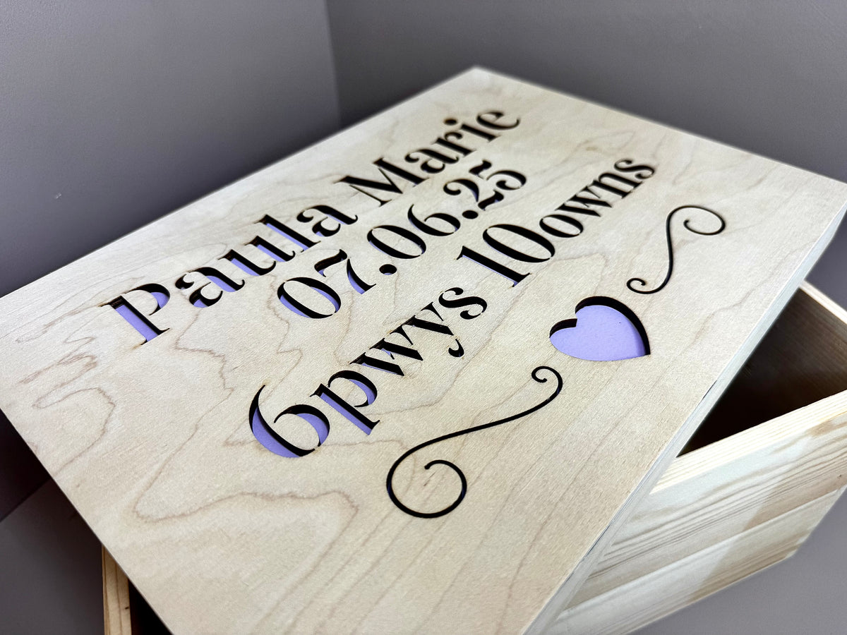 Personalised Memory Box