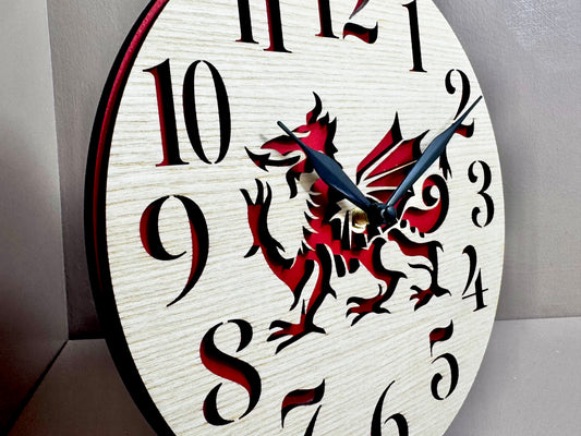 Red Dragon Clock