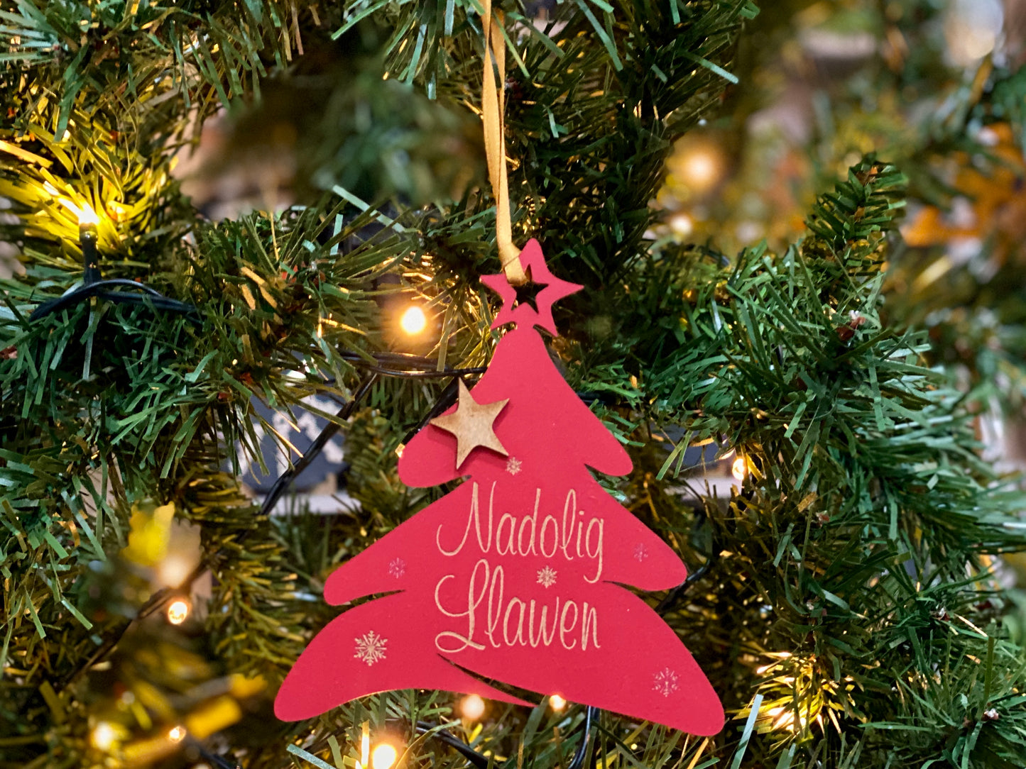 Christmas Tree Wooden Bauble