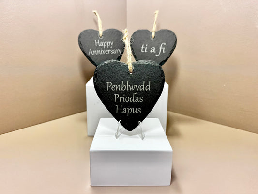Anniversary Slate Heart