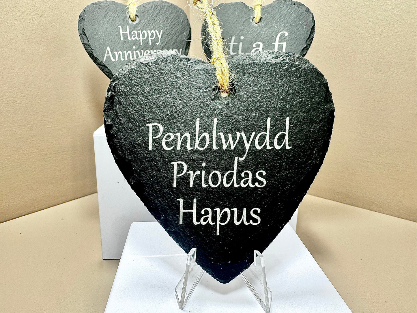 Anniversary Slate Heart