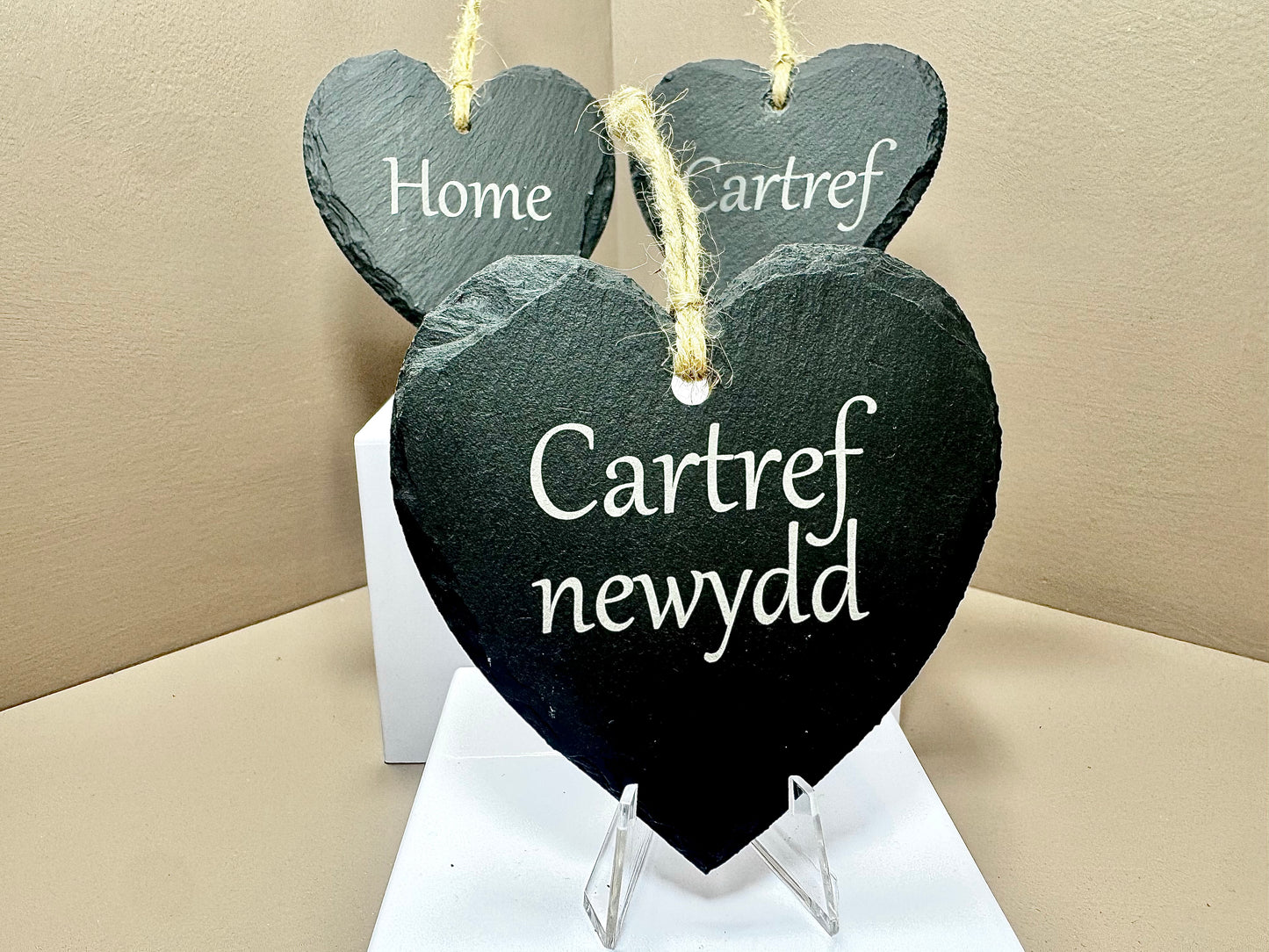 New Home Slate Heart