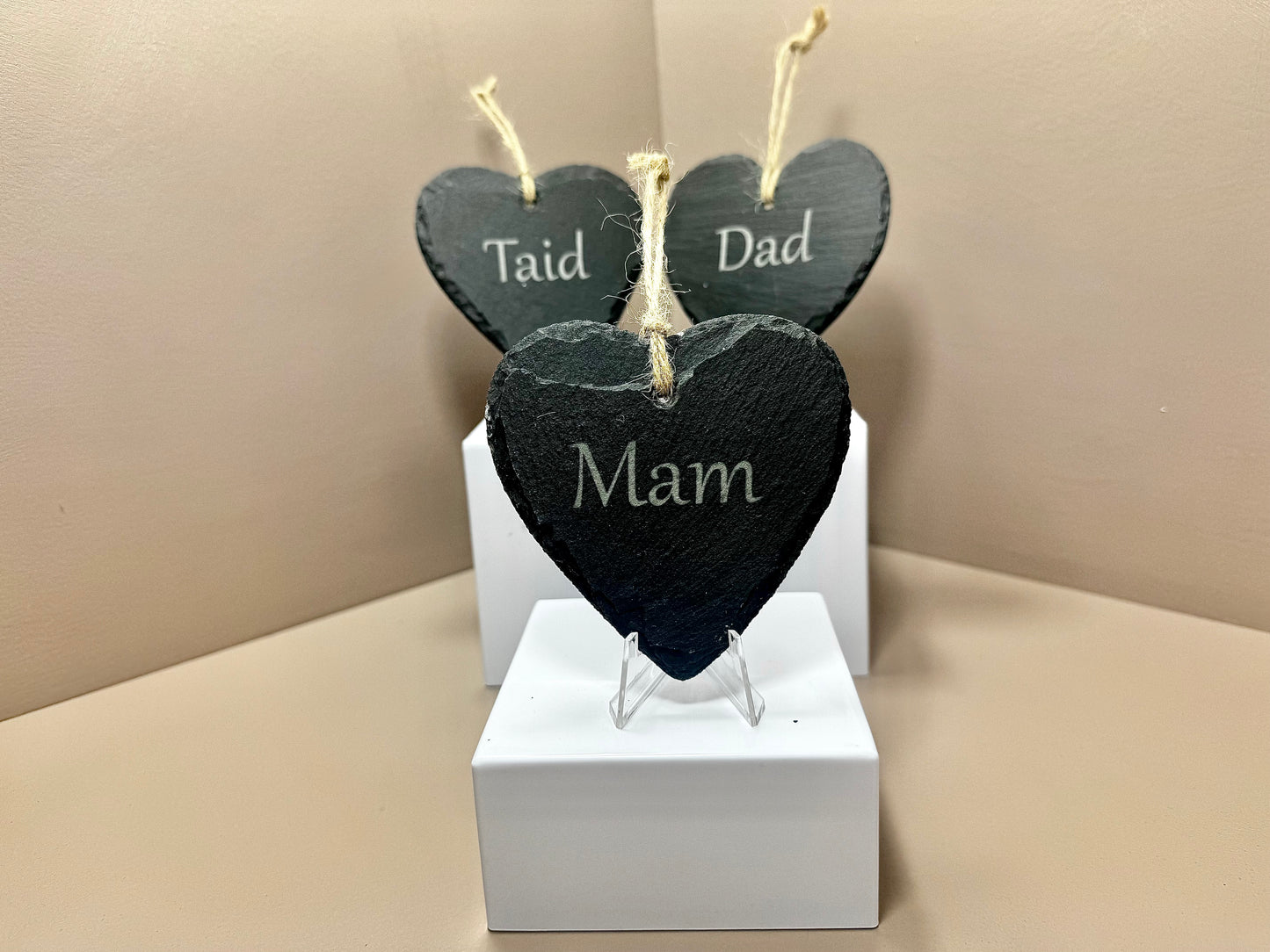 Family Member Slate Heart