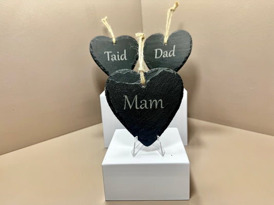 Family Member Slate Heart