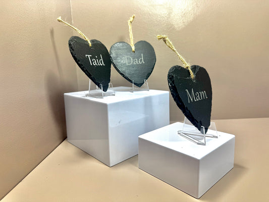 Family Member Slate Heart