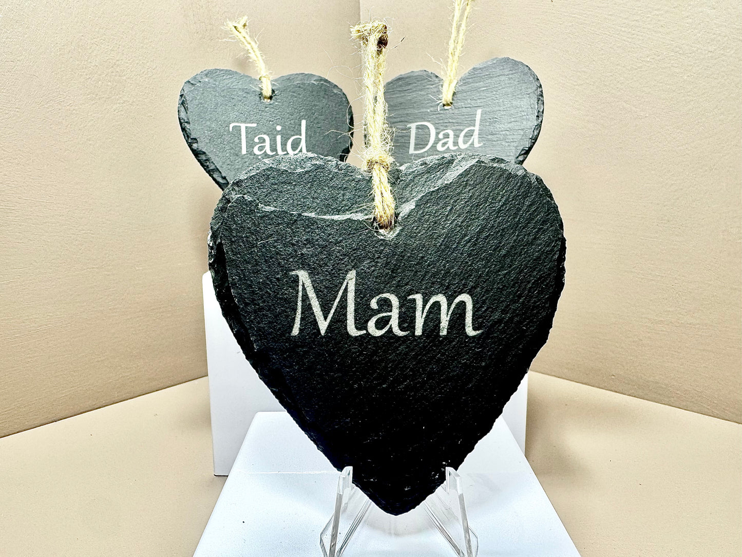 Family Member Slate Heart