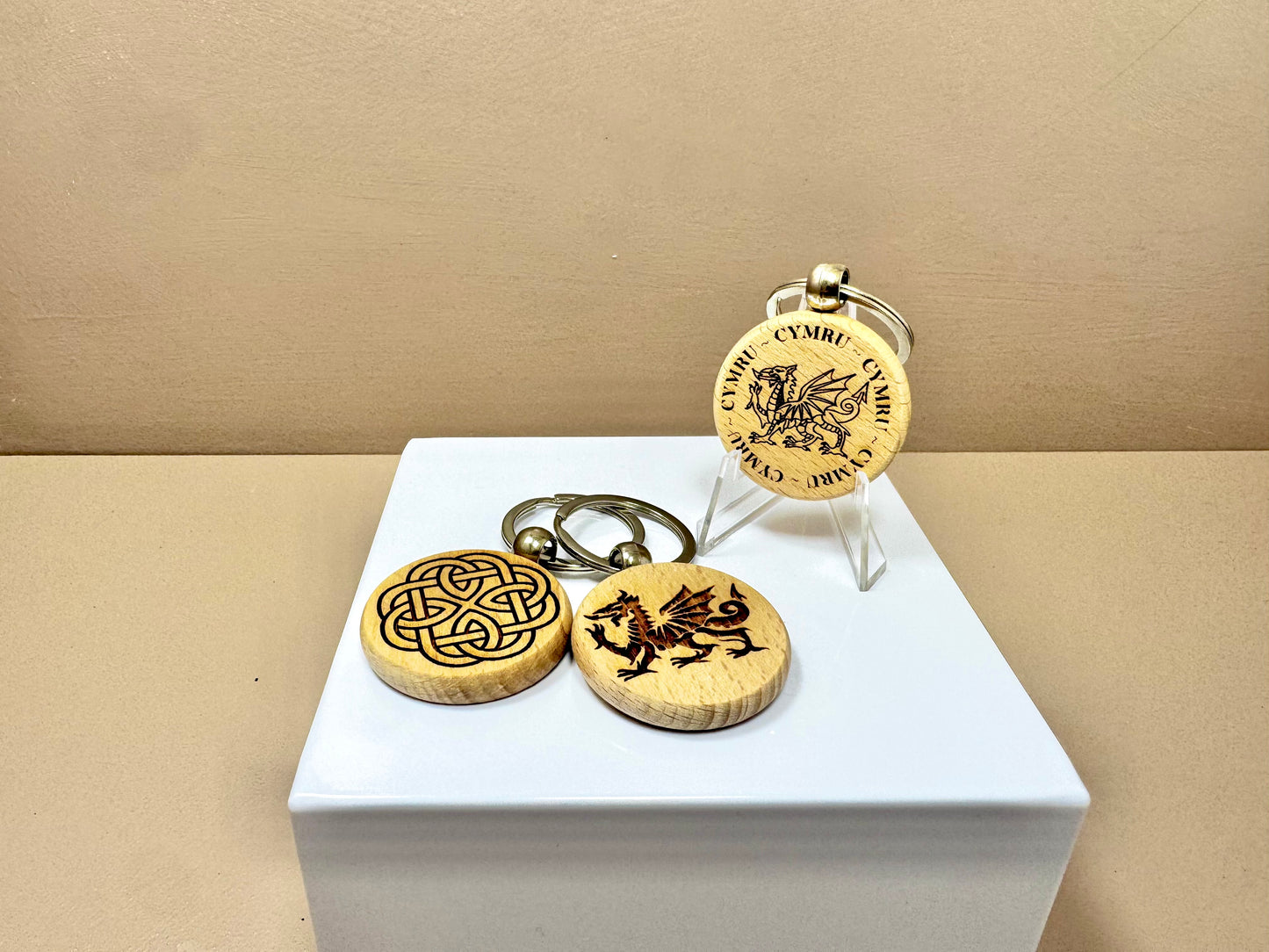 Round Wales Keyring