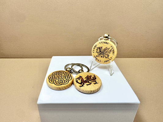 Round Wales Keyring