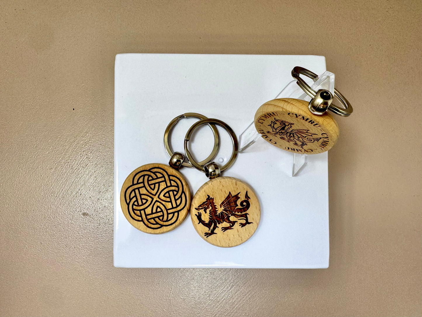 Round Wales Keyring