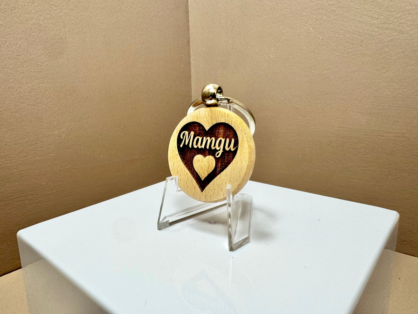 Family Member Heart Keyring