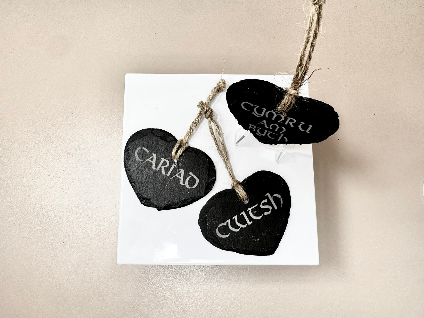 Mini Slate Heart
