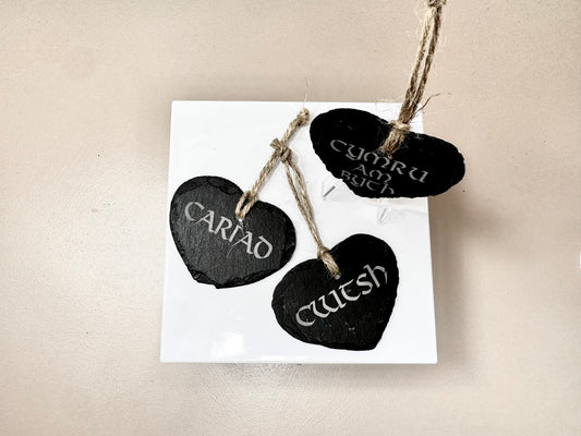 Mini Slate Heart