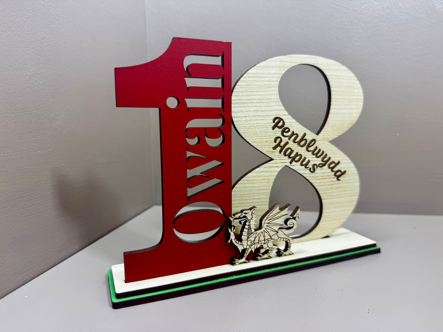 Personalised Standing Number