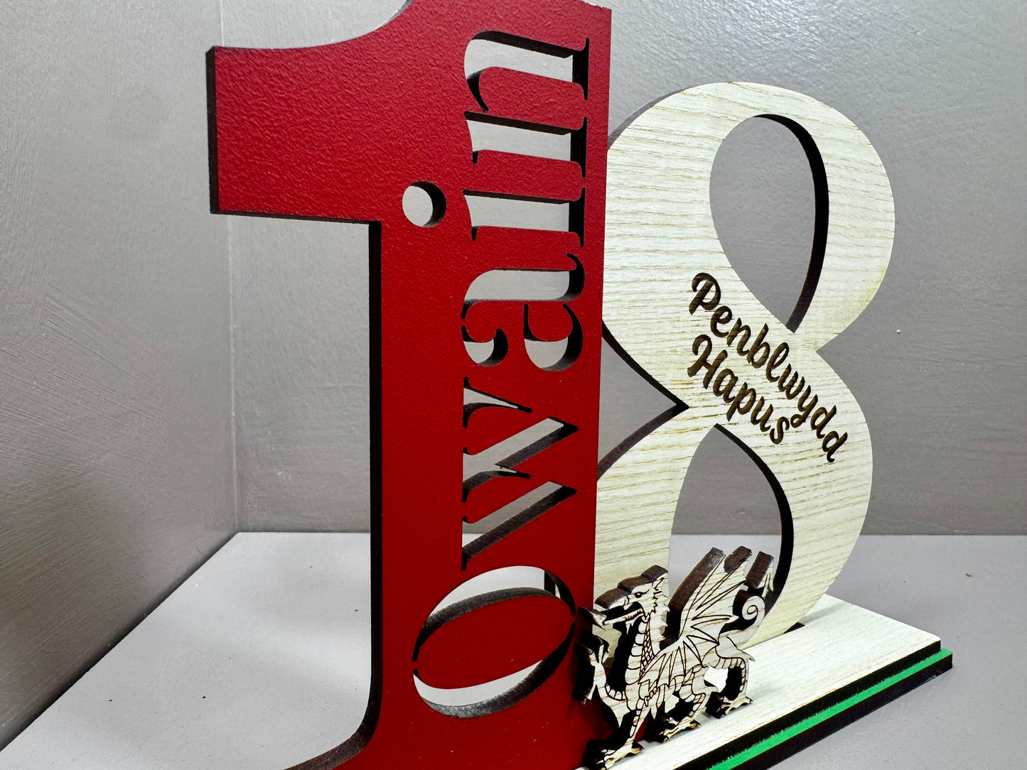 Personalised Standing Number