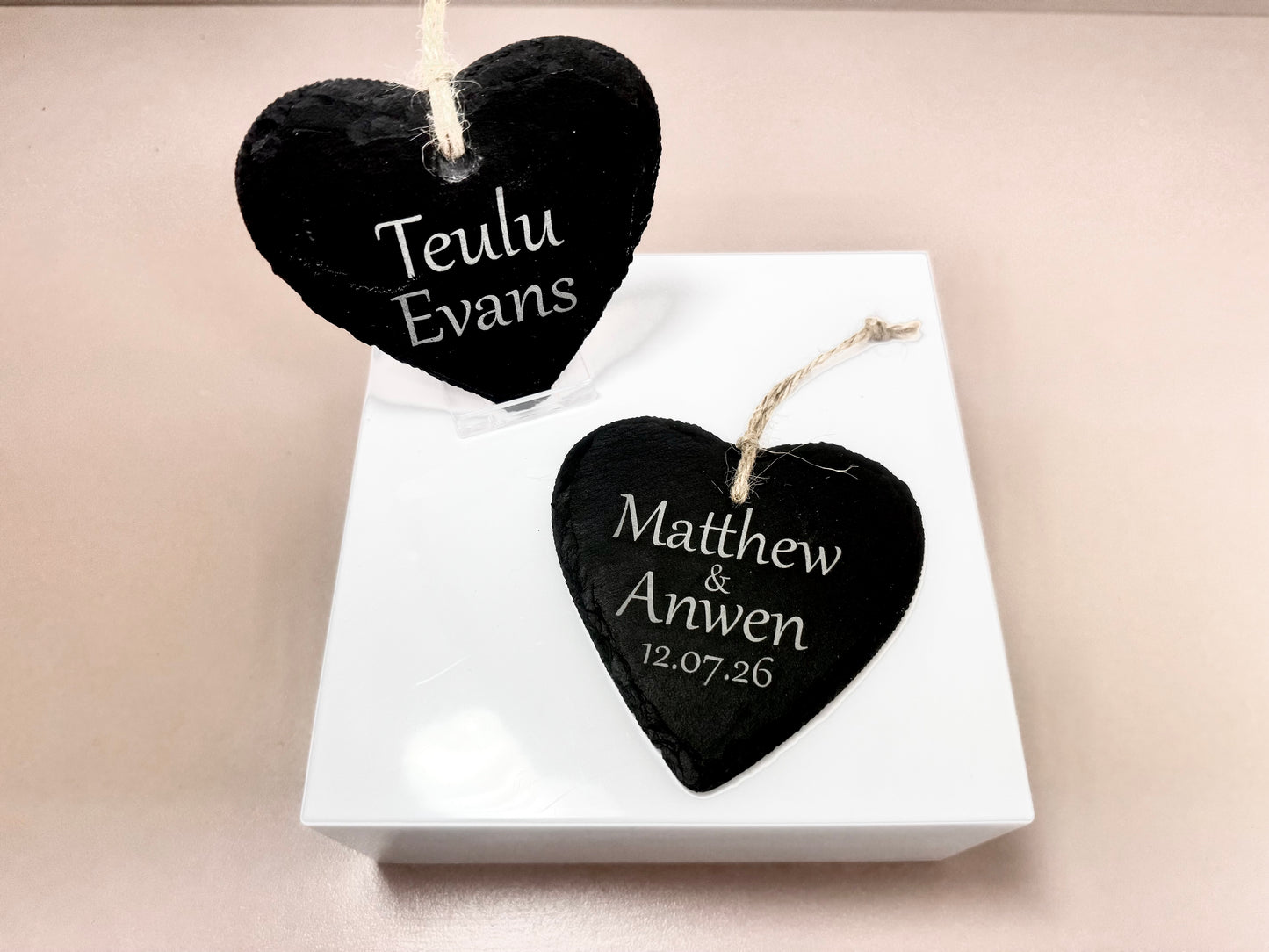 Personalised Slate Heart