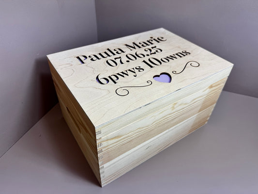 Personalised Memory Box