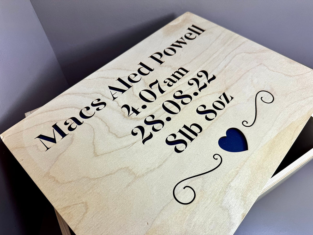 Personalised Memory Box
