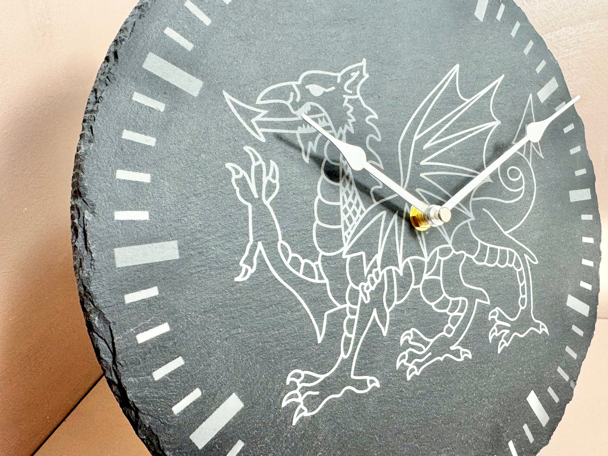 Dragon Slate Clock