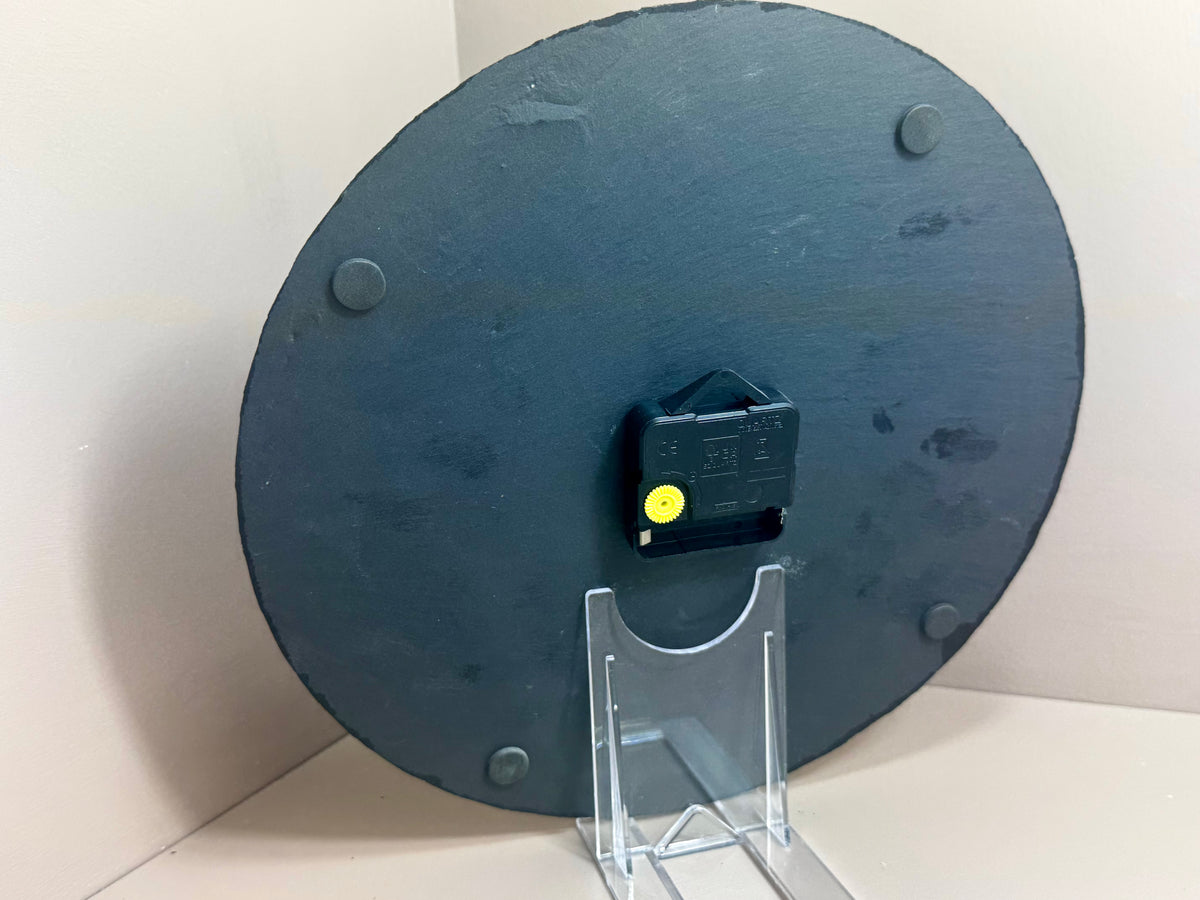 Daffodil Slate Clock