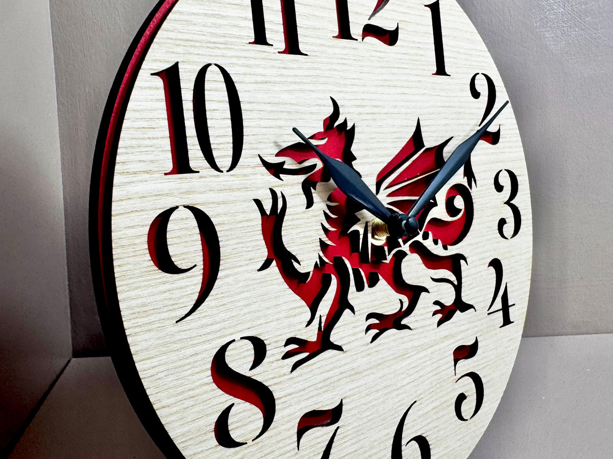 Red Dragon Clock
