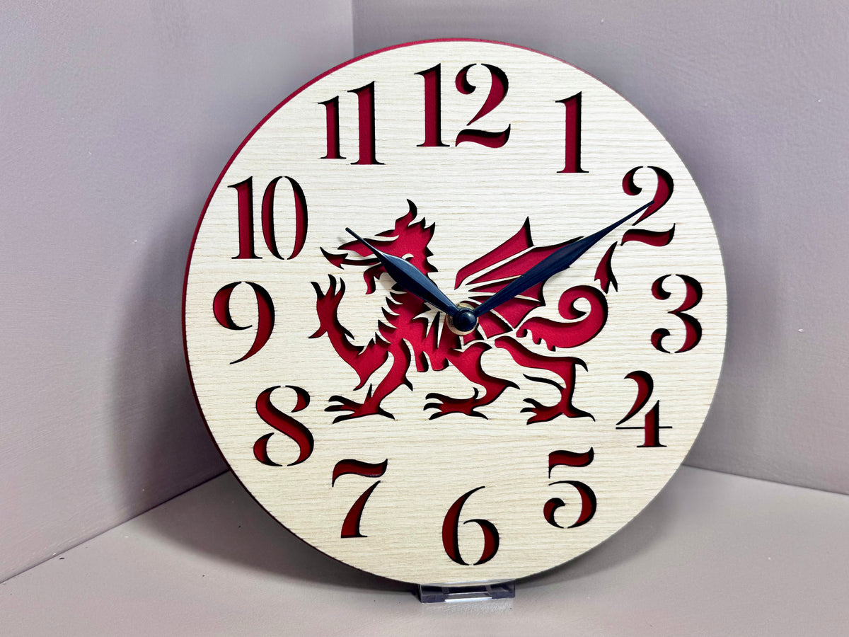 Red Dragon Clock