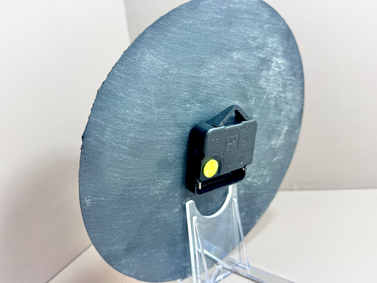 Dragon Slate and Oak Clock