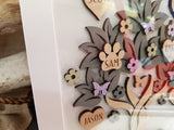 Slate & wood Family Tree (Personalised)