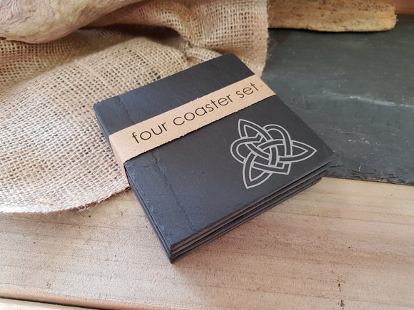 Celtic Love Knot Coaster Set