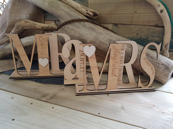 Personalised Mr & Mrs