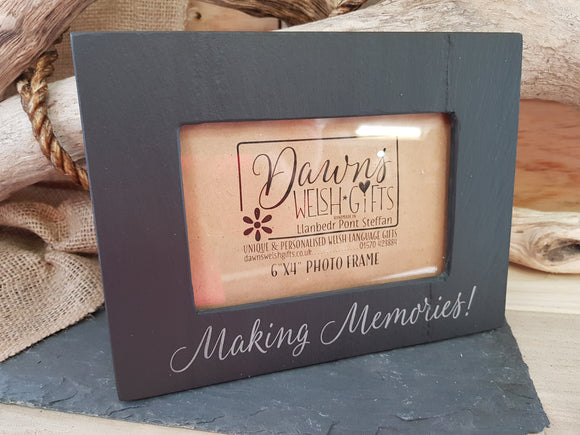 Slate Frame Making Memories