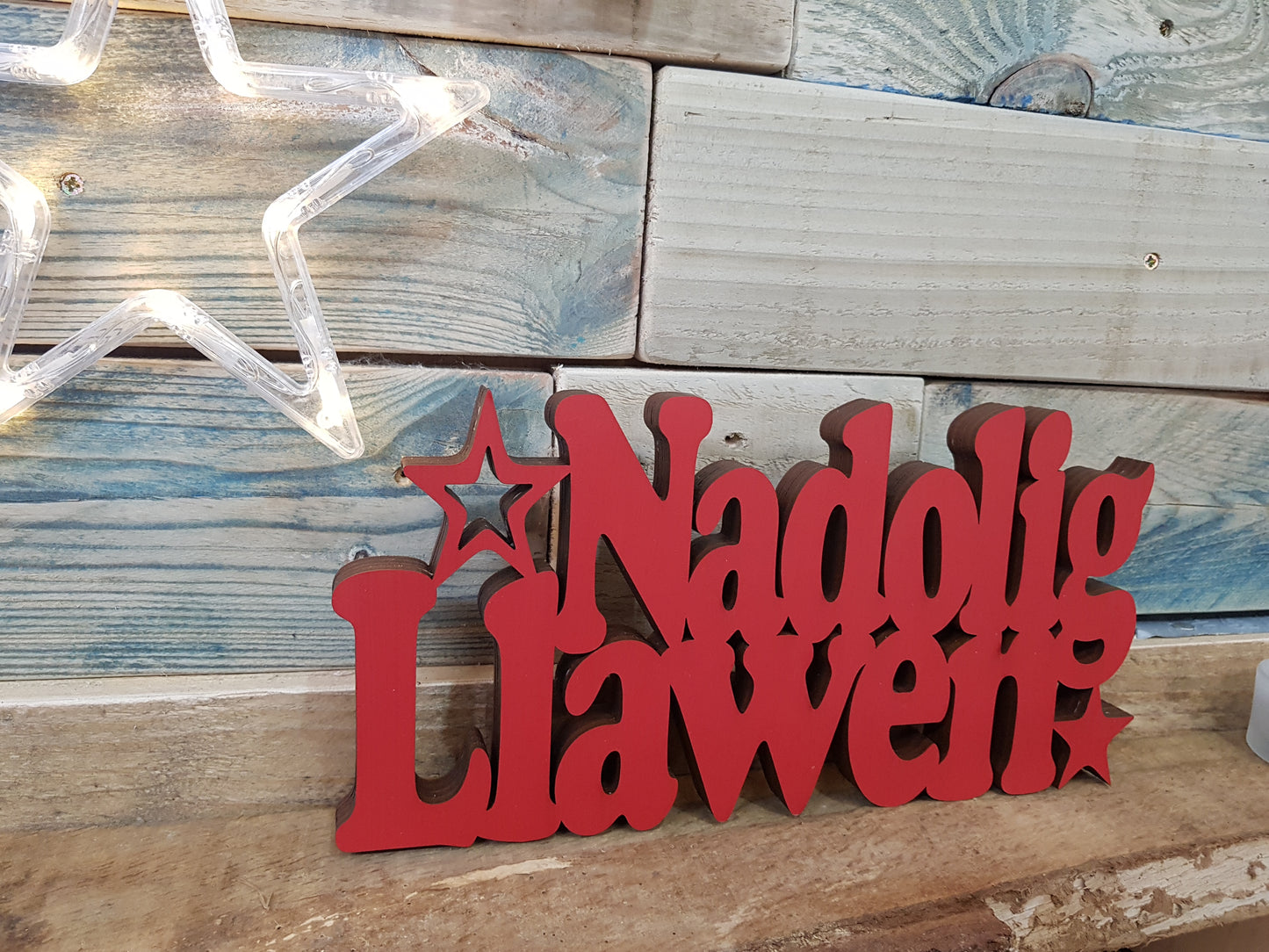 Nadolig Llawen Shelf Sitter