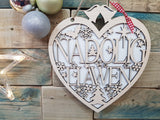 Nadolig Llawen Fretwork Heart