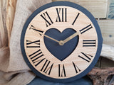 Personalised Slate & Oak Clock