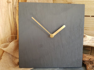Square Slate Clock