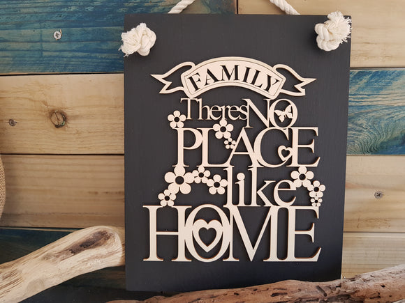 Family Slate & Wood Plaque