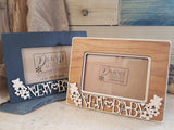 Personalised Fretwork Photo Frame
