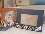 Personalised Fretwork Photo Frame
