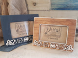 Personalised Fretwork Photo Frame