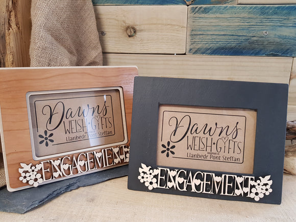 Engagement Fretwork Photo Frame