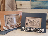 Personalised Fretwork Photo Frame