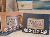 Personalised Fretwork Photo Frame
