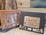 Personalised Fretwork Photo Frame