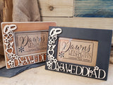 Personalised Fretwork Photo Frame