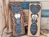 Anniversary Penblwydd Priodas Slate Lovespoon