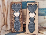 Anniversary Penblwydd Priodas Slate Lovespoon