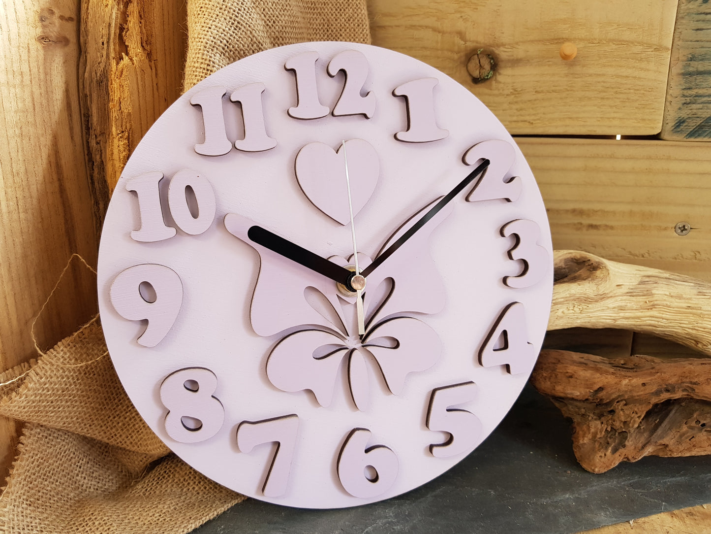 Personalised Girls Clock