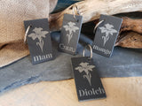 Personalised Slate Key Ring